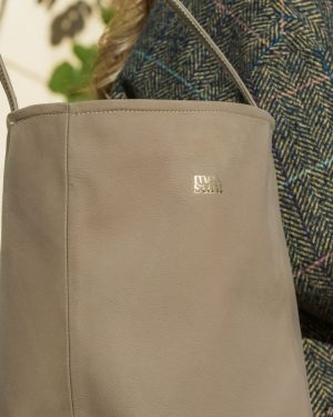 Bolso Piel Gilded Beige